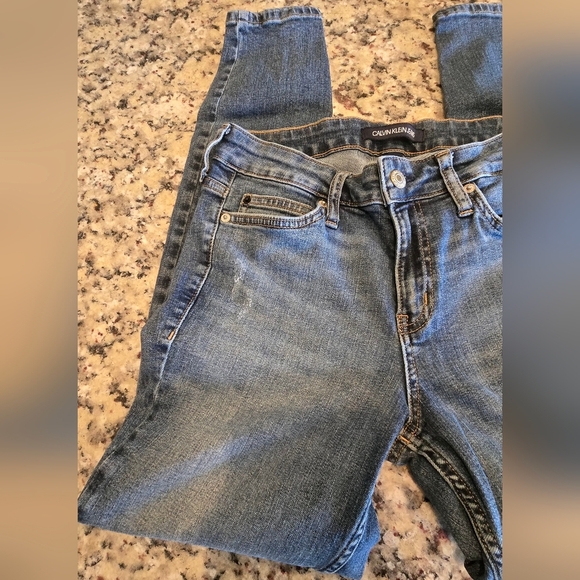 Calvin Klein Straight Leg Denim - Picture 6 of 12